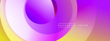 Soyut, enerjik katmanlar akıcı bir değişim etkisi yaratır. Mor, pembe, sarı renkler kusursuz bir şekilde harmanlanır. Modern tasarım ögesi.