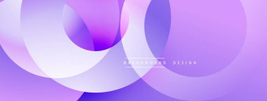 Soyut mor katmanlar akışkan şekiller yaratır. Gradyan renkler harmanlanarak modern arkaplan tasarımı oluşturur. Yumuşak eğriler kompozisyona hakim.