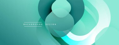 Soyut sıvı şekiller, deniz mavisi renkleri, üst üste binen katmanlar modern arka plan yaratır. Minimalist tasarım, pürüzsüz gradyanlar, dinamik kompozisyon.