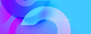 Soyut sıvı şekiller, canlı maviler, mor karışımı. Modern tasarım, pürüzsüz gradyanlar dinamik görsel efekt yaratır. Arkaplan dokusu.