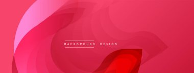 Soyut kırmızı tasarım. Katmanlı şekiller dinamik görsel efektler yaratır. Modern, canlı, afişler ve arka planlar için uygun..