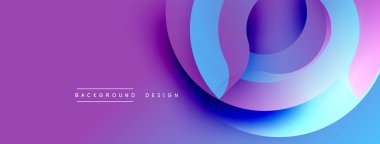 Soyut mor arkaplan özellikleri katmanlı, akışkan şekiller. Gradyan renkler dinamik görsel efekt yaratır. Modern tasarım ögesi.