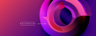 Soyut mor tasarım eşmerkezli daireler içerir. Gradyan gölgeler dinamik görsel efekt yaratır. Dijital projeler için modern arkaplan.