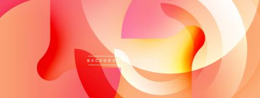 Soyut akışkan şekiller, sıcak renkler karışımı. Gradyan tasarım dinamik görsel efekt yaratır. Sunumlar ve web siteleri için modern arkaplan.