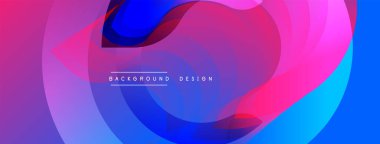 Soyut sıvı şekiller, canlı renklerin karışımı. Dinamik kompozisyon modern arkaplan tasarımı yaratır. Pürüzsüz gradyanlar, akan formlar görsel enerji sunar.