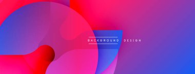 Soyut enerjik şekiller harmanlanarak dinamik gradyan arkaplan oluşturur. Metin arka plan tasarımını merkezde okur. Modern, renkli kompozisyon.