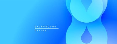 Soyut mavi arkaplan. Pürüzsüz gradyanlar akışkan şekiller, modern tasarım elementleri yaratır. Minimalist estetik, temiz kompozisyon.