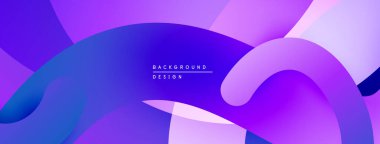 Soyut mor arkaplan. Pürüzsüz şekiller, dinamik görsel efektler yaratır. Renkler derinlik ve modern tasarım öneriyor.