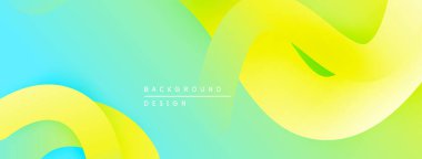 Soyut sıvı şekiller, canlı renklerin karışımı. Gradyan arka plan dinamik görsel efekt yaratır. Modern tasarım ögesi.