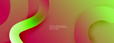 Soyut sıvı şekiller, canlı renklerin karışımı. Gradyan geçişler dinamik görsel efekt yaratır. Arka planlar için modern tasarım ögesi.