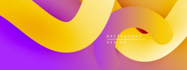 Soyut sıvı şekiller, canlı renklerin karışımı. Pürüzsüz gradyanlar dinamik görsel akış yaratır. Arka planlar için modern tasarım ögesi.