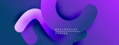 Soyut sıvı şekilleri, mor renkler baskın gelir. Gradyan karışımları dinamik görsel efekt yaratır. Arka planlar için modern tasarım ögesi.