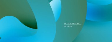 Soyut sıvı şekilleri üst üste binerek serin mavi, yeşil gradyanlar oluşturur. Metin arkaplanı ve tasarımı olan minimalist tasarım. Yumuşak geçişler mevcut.
