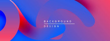 Soyut sıvı şekiller, canlı renklerin karışımı. Modern tasarım, pürüzsüz gradyanlar dinamik görsel efekt yaratır. Dijital projeler için uygun arkaplan.