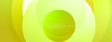 Soyut sarı eğimler katmanlı daireler oluşturur. Metin, merkez çember içerisindeki arkaplan tasarımını okuyor. Minimalist, modern estetik.