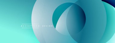 Soyut akışkan şekiller, havalı maviler, turkuaz gradyanlar. Modern tasarım öğesi, pürüzsüz geçişler, dinamik kompozisyon. Minimalist estetik.