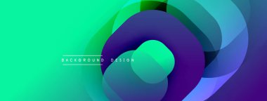 Soyut sıvı şekiller, canlı renklerin karışımı. Modern tasarım, turkuaz, mor renkler dinamik kompozisyon yaratır. Arkaplan ögeleri hareket, derinlik.