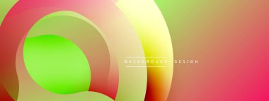 Soyut sıvı şekiller, canlı renklerin karışımı. Gradyan arka plan dinamik görsel efekt yaratır. Çeşitli uygulamalar için modern tasarım ögesi.