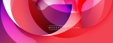 Soyut sıvı şekiller, canlı kırmızı, pembe renkler baskın. Modern tasarım, dinamik kompozisyon, gradyan etkileri mevcut. Arkaplan enerji ve hareket önerir.