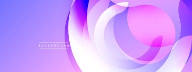 Soyut sıvı şekiller, mor renkler, yumuşak eğimler. Modern tasarım, zarif kompozisyon, arka planlar için uygun. Minimalist estetik.