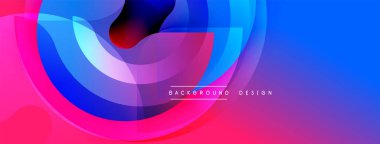 Soyut akışkan şekiller, canlı renklerin karışımı. Dinamik bileşim modern görsel etki yaratır. Gradyan geçişler pürüzsüz estetik sunar.