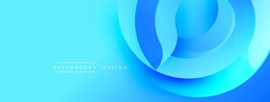 Soyut mavi arkaplan. Pürüzsüz akış şekilleri dinamik görsel efektler yaratır. Modern tasarım çeşitli uygulamalar için uygundur.