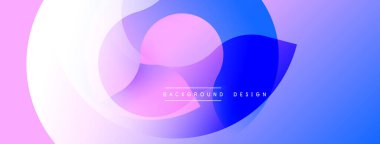 Soyut akışkan şekiller harmanlanarak, canlı bir arkaplan oluşturur. Yumuşak pembeler, maviler, beyazlar kesişiyor, dinamik kompozisyon oluşturuyor. Metin arkaplan tasarımı okur.