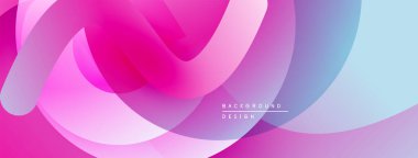 Soyut sıvı şekiller, canlı pembeler, maviler kusursuz bir şekilde harmanlanır. Modern tasarım hareketi, enerjiyi, yumuşak eğilimleri çağrıştırıyor.