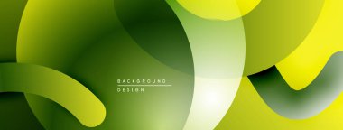 Soyut sıvı şekilleri, canlı yeşil renkler, pürüzsüz gradyanlar. Modern tasarım, sunumlar veya web siteleri için mükemmel arkaplan.