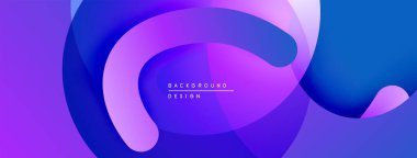 Soyut sıvı şekiller, canlı mor renkler, modern tasarım. Pürüzsüz gradyanlar dinamik görsel akış yaratır. Arkaplan ögesi.