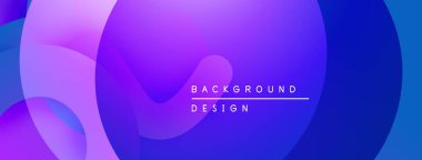 Soyut sıvı şekilleri mor, mavi renkleri harmanlıyor. Modern tasarım sakin ve dinamik hissi çağrıştırıyor. Arkaplan metni arkaplan tasarımı okur.