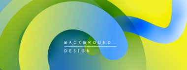 Soyut akış katmanları, canlı renklerin karışımı. Modern tasarım öğesi, pürüzsüz gradyanlar dinamik görsel etki yaratır. Arkaplan özellikleri metin.