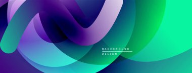 Soyut akışkan şekiller, canlı renklerin karışımı. Modern tasarım, pürüzsüz gradyanlar dinamik görsel efekt yaratır. Mükemmel arkaplan.