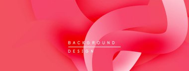Soyut kırmızı arkaplan. Pürüzsüz gradyanlar akışkan şekiller, modern tasarım elementleri yaratır. Minimalist estetik, canlı renk paleti.