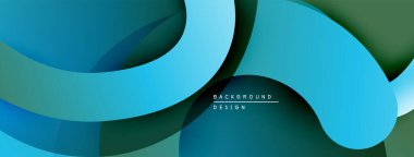 Soyut akışkan şekiller, havalı maviler, yeşiller dinamik arkaplan oluşturur. Minimalist tasarım, modern estetik. Yumuşak gradyanlar.
