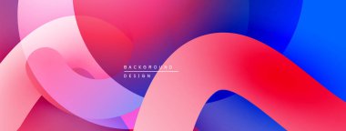 Soyut akışkan şekiller, canlı renklerin karışımı. Modern tasarım, pürüzsüz gradyanlar dinamik görsel efekt yaratır. Mükemmel arkaplan.