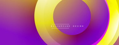 Soyut canlı katmanlar dinamik görsel efekt yaratır. Mor, sarı renkler düzgün bir şekilde harmanlanarak modern arkaplan oluşturur.