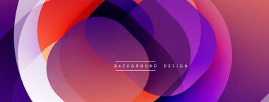 Soyut dinamik katmanlar, canlı renklerin karışımı. Modern tasarım, pürüzsüz gradyanlar akışkan görsel efektler yaratır. Arkaplanda metin ögeleri.