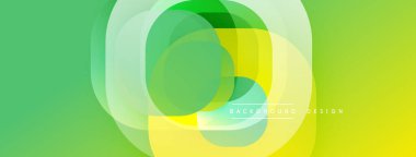 Soyut yeşil katmanlar dinamik görsel efekt yaratır. Yumuşak eğimler hareketi, modern tasarım estetiği önerir.