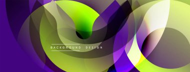 Soyut sıvı şekiller, canlı renklerin karışımı. Modern tasarım, dinamik kompozisyon, gradyanlar görsel ilgi yaratır. Projeler için arkaplan ögesi.