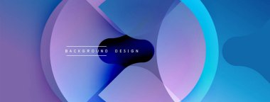 Soyut sıvı şekiller, canlı renklerin karışımı. Modern tasarım, pürüzsüz eğimler dinamik kompozisyon yaratır. Arkaplanda metin ögeleri.