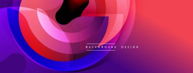 Soyut akışkan şekiller, canlı pembeler, morlar dinamik bir zemin oluşturur. Modern tasarım elementleri enerji, hareket.