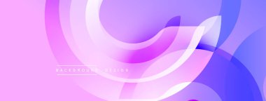 Soyut sıvı şekilleri pembe, mor ve mavi renkleri harmanlıyor. Modern tasarım hareketi, enerjiyi, yumuşak eğilimleri çağrıştırıyor. Minimum metin arkaplan tasarımı okur.