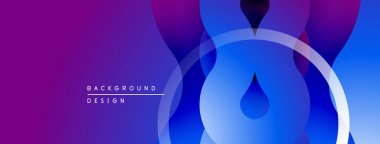 Soyut sıvı şekilleri, canlı mor gradyan. Modern tasarım elementleri dinamik arkaplan dokusu oluşturur. Minimalist estetik.