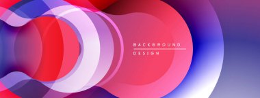 Soyut akışkan şekiller, canlı renkler. Dinamik kompozisyon modern arkaplan tasarımı yaratır. Yumuşak eğimler, katmanlı efektler.