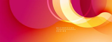 Soyut dinamik katmanlar, canlı gradyanlar. Kırmızı, turuncu, sarı renkler görsel efekt yaratır. Modern tasarım ögesi.