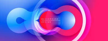 Soyut akışkan şekiller, canlı renklerin karışımı. Gradyan geçişler dinamik görsel efekt yaratır. Arka planlar için modern tasarım ögesi.