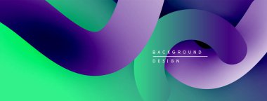 Soyut sıvı şekiller, canlı renklerin karışımı. Modern tasarım elementleri dinamik bileşim yaratır. Arkaplanda hareket ve enerji var..