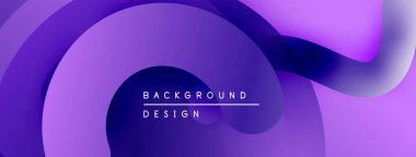 Soyut mor sıvı şekilleri örtüşür. Metin, kompozisyon içerisindeki arkaplan tasarımını okur. Minimalist estetik, modern his.