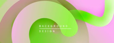 Soyut renkli arkaplan. Yumuşak eğimler karışır, sıvı şekiller yaratır. Minimalist metin arka plan tasarımı okur. Modern estetik.
